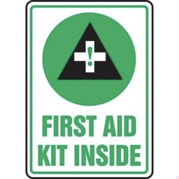 Accuform SAFETY SIGN FIRST AID KIT INSIDE 10 in MFSD436XT - main